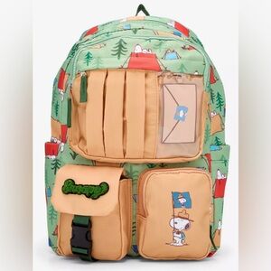 BNWT Peanuts Snoopy Beagle Scouts Camping Backpack - BoxLunch Exclusive